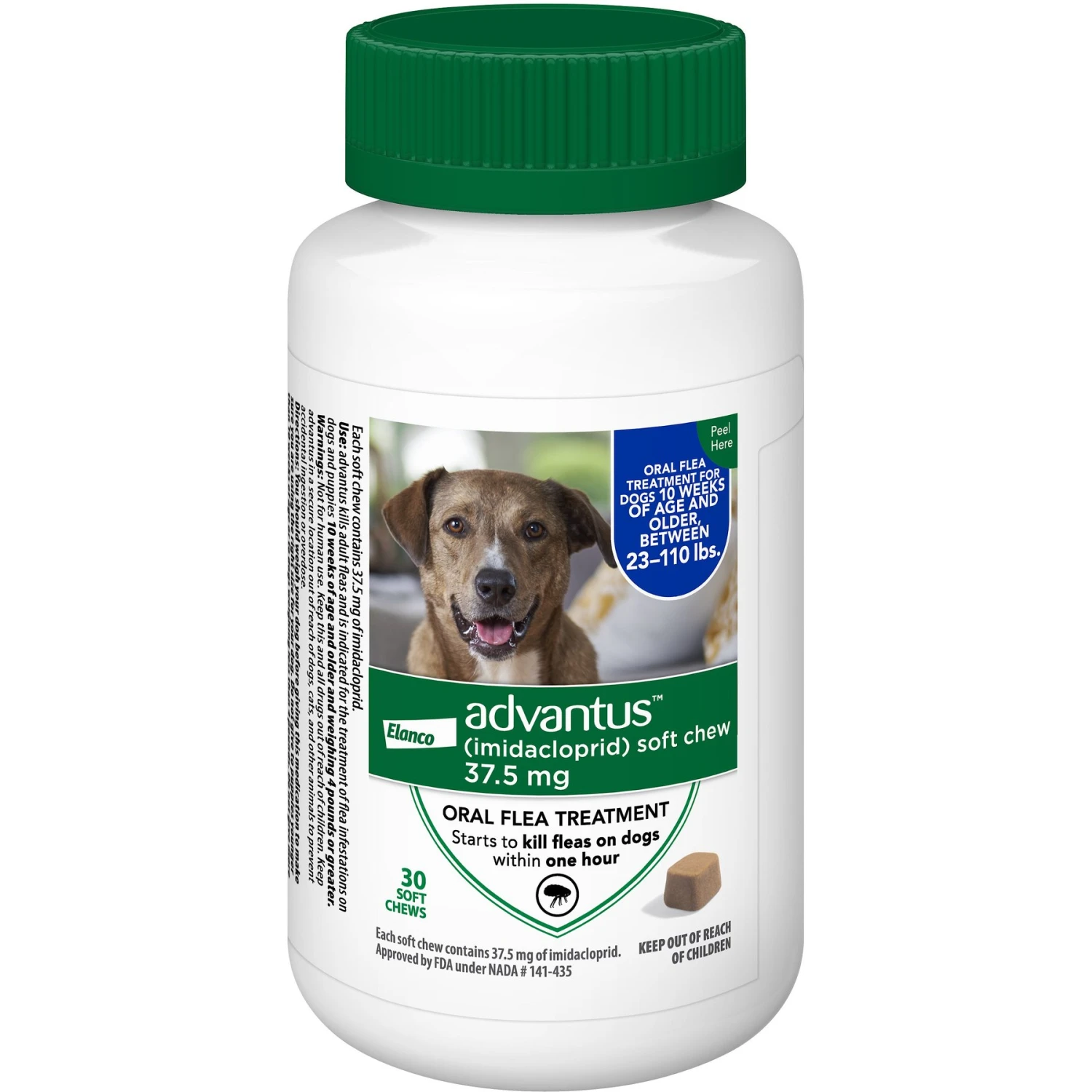 Advantus Flea Oral Treatment For Dogs, 23-110 Lbs 1 Advantus Flea Oral Treatment For Dogs, 23-110 Lbs