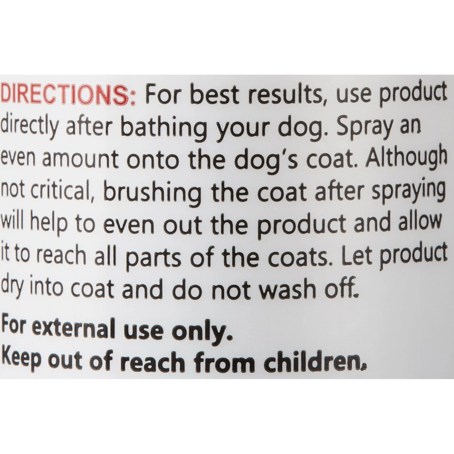 Warren London 10-in-1 Dog After Bath Leave-In Conditioning Spray 5 Warren London 10-in-1 Dog After Bath Leave-In Conditioning Spray - Image 5