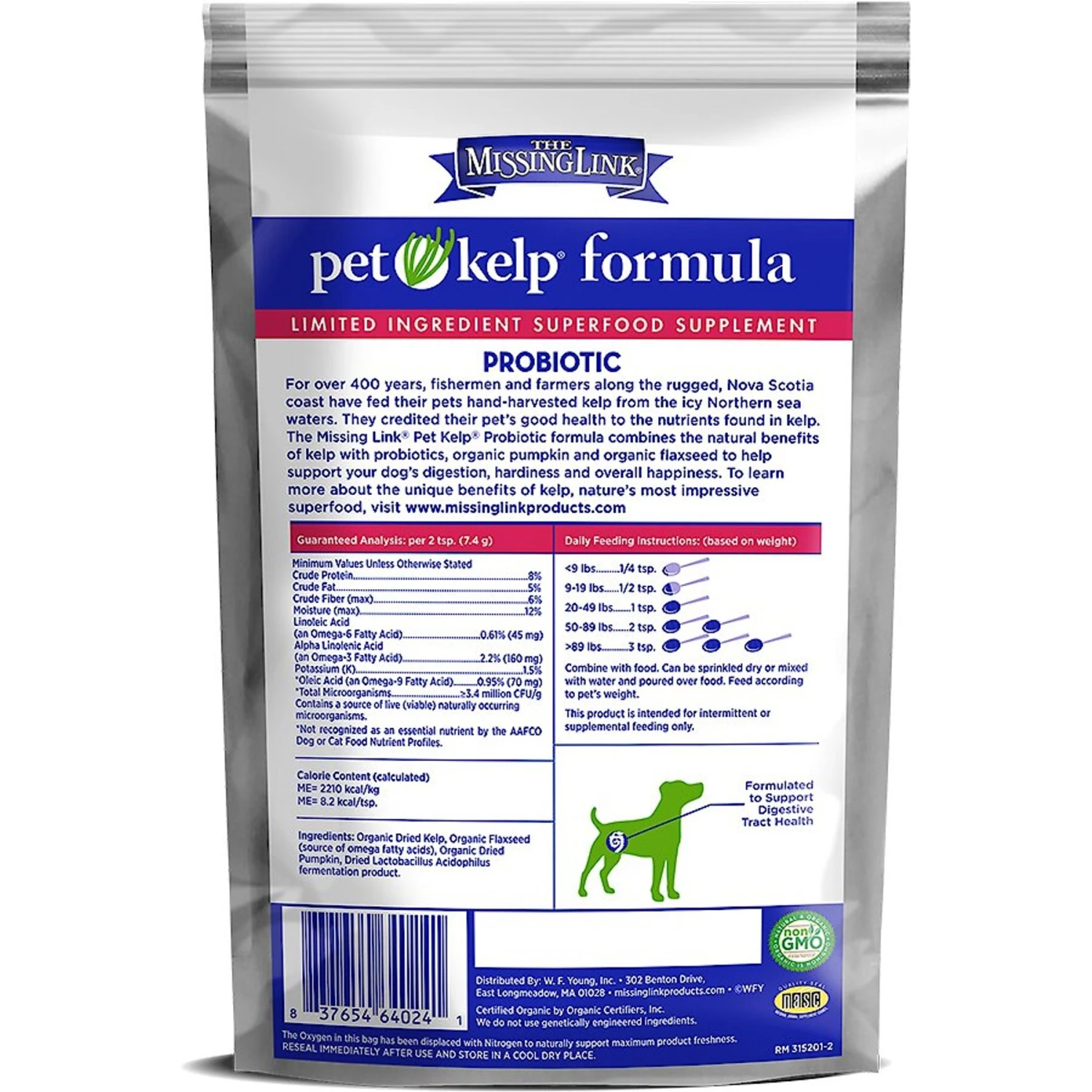 The Missing Link Pet Kelp Probiotic Dog Formula 2 The Missing Link Pet Kelp Probiotic Dog Formula - Image 2