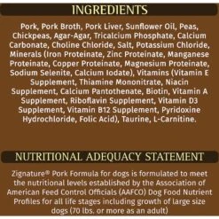 Zignature Pork Limited Ingredient Formula Canned Dog Food -Pet Wellness 113254 PT6. AC SS1800 V1582064302
