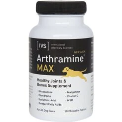 International Veterinary Sciences Arthramine Max Healthy Joints & Bones Glucosamine Dog Supplement