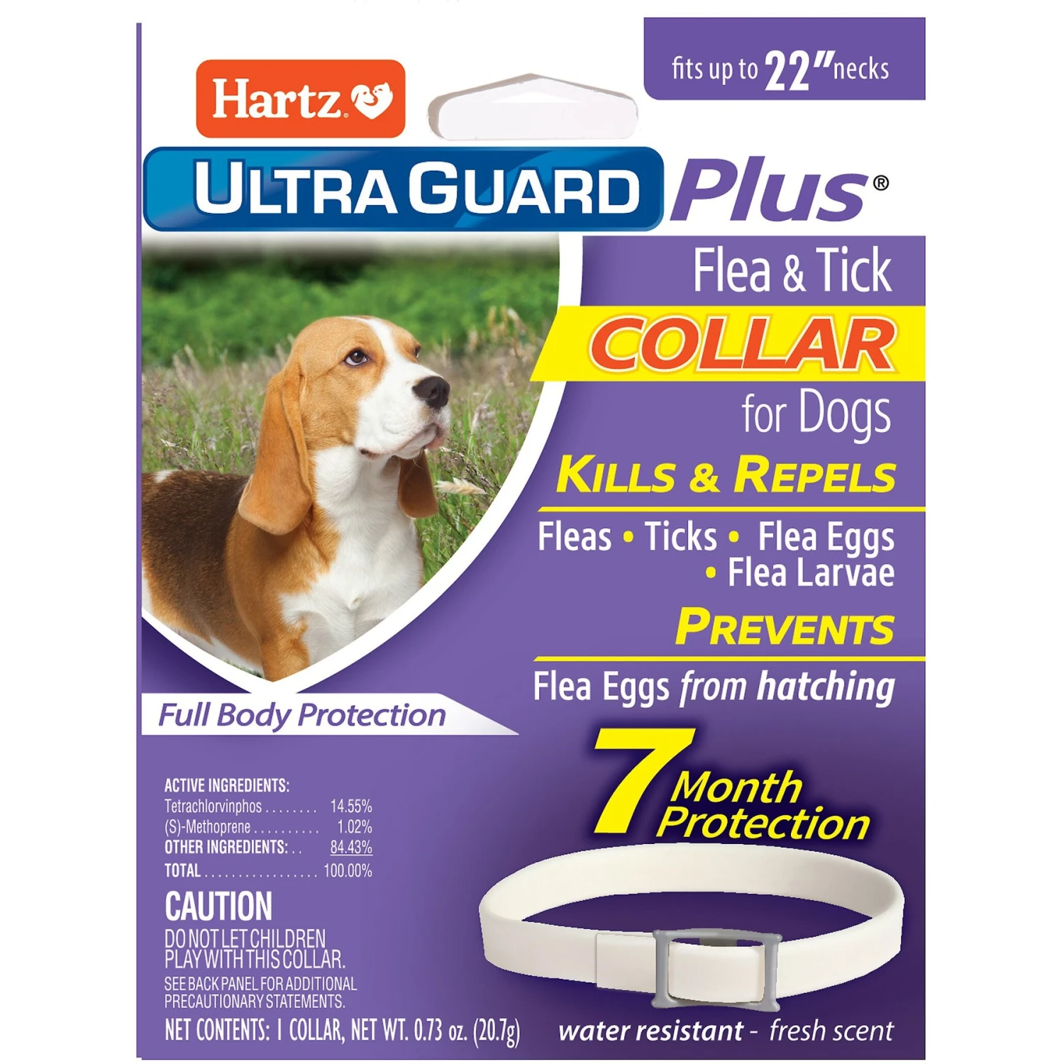 Hartz UltraGuard Plus Flea & Tick Collar For Dogs, Medium & Large Breeds 1 Hartz UltraGuard Plus Flea & Tick Collar For Dogs, Medium & Large Breeds