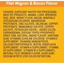 Pedigree Chopped Ground Dinner Filet Mignon & Bacon Flavor Adult Canned Wet Dog Food -Pet Wellness 114328 PT6. AC SS1800 V1657655271