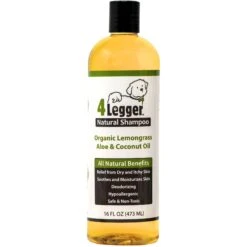 4-Legger Organic, Hypo-Allergenic, Lemongrass & Aloe Dog Shampoo