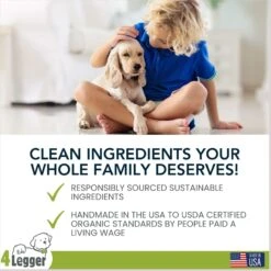 4-Legger Organic, Hypo-Allergenic, Lemongrass & Aloe Dog Shampoo -Pet Wellness 114584 PT7. AC SS1800 V1696345486