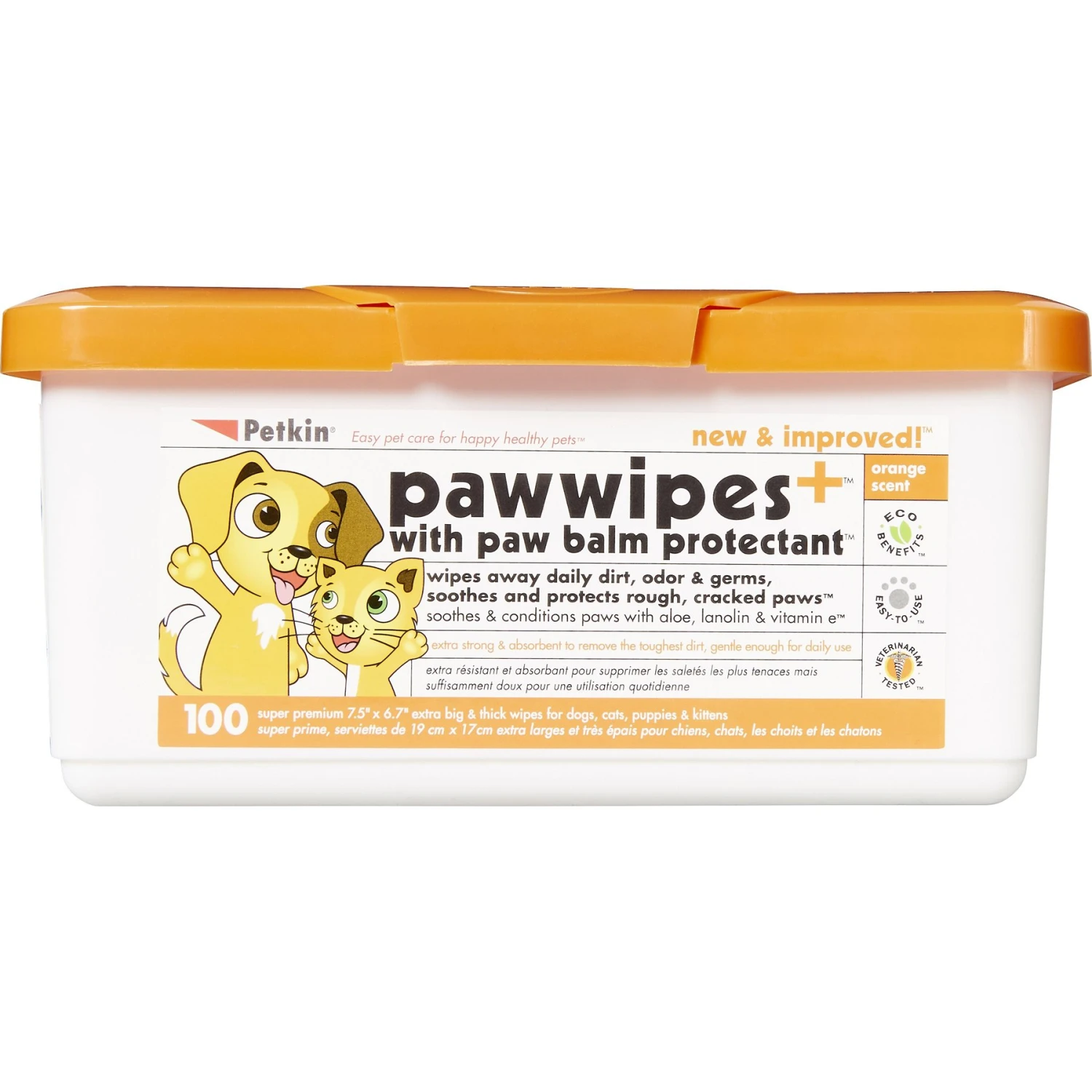 Petkin Dog & Cat Paw Wipes 1 Petkin Dog & Cat Paw Wipes