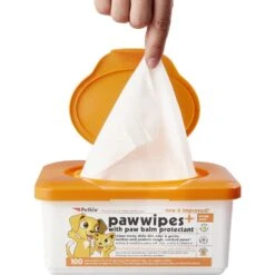 Petkin Dog & Cat Paw Wipes 8 Petkin Dog & Cat Paw Wipes -Pet Wellness 115307 PT2. AC SS1800 V1543860433