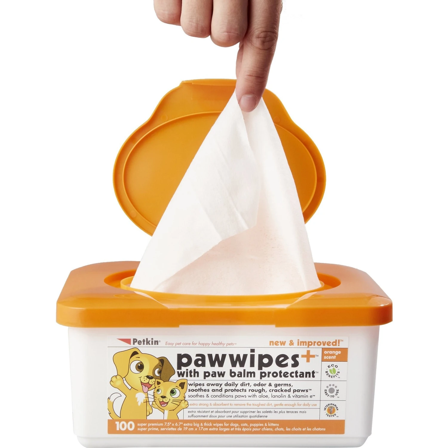 Petkin Dog & Cat Paw Wipes 3 Petkin Dog & Cat Paw Wipes - Image 3