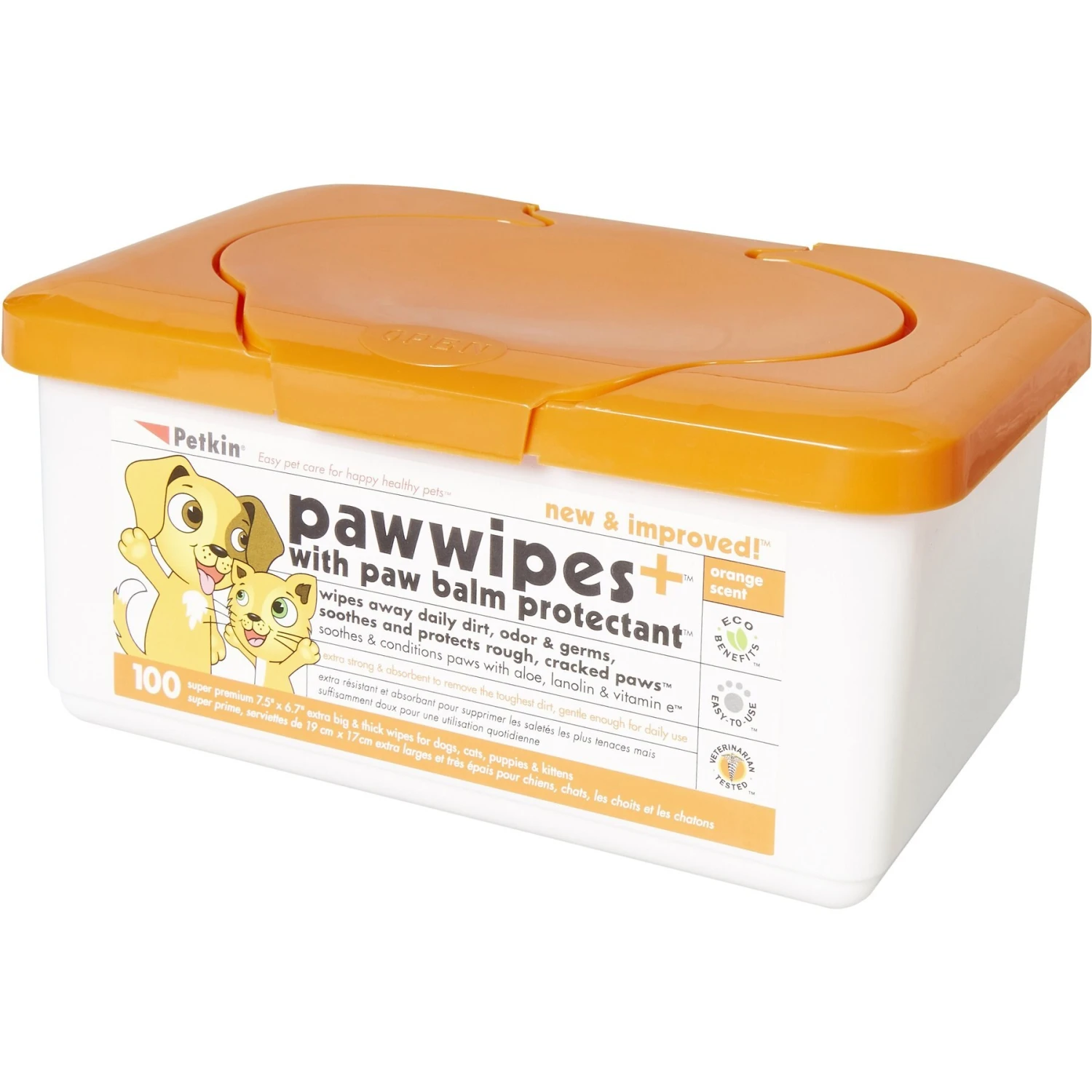 Petkin Dog & Cat Paw Wipes 4 Petkin Dog & Cat Paw Wipes - Image 4