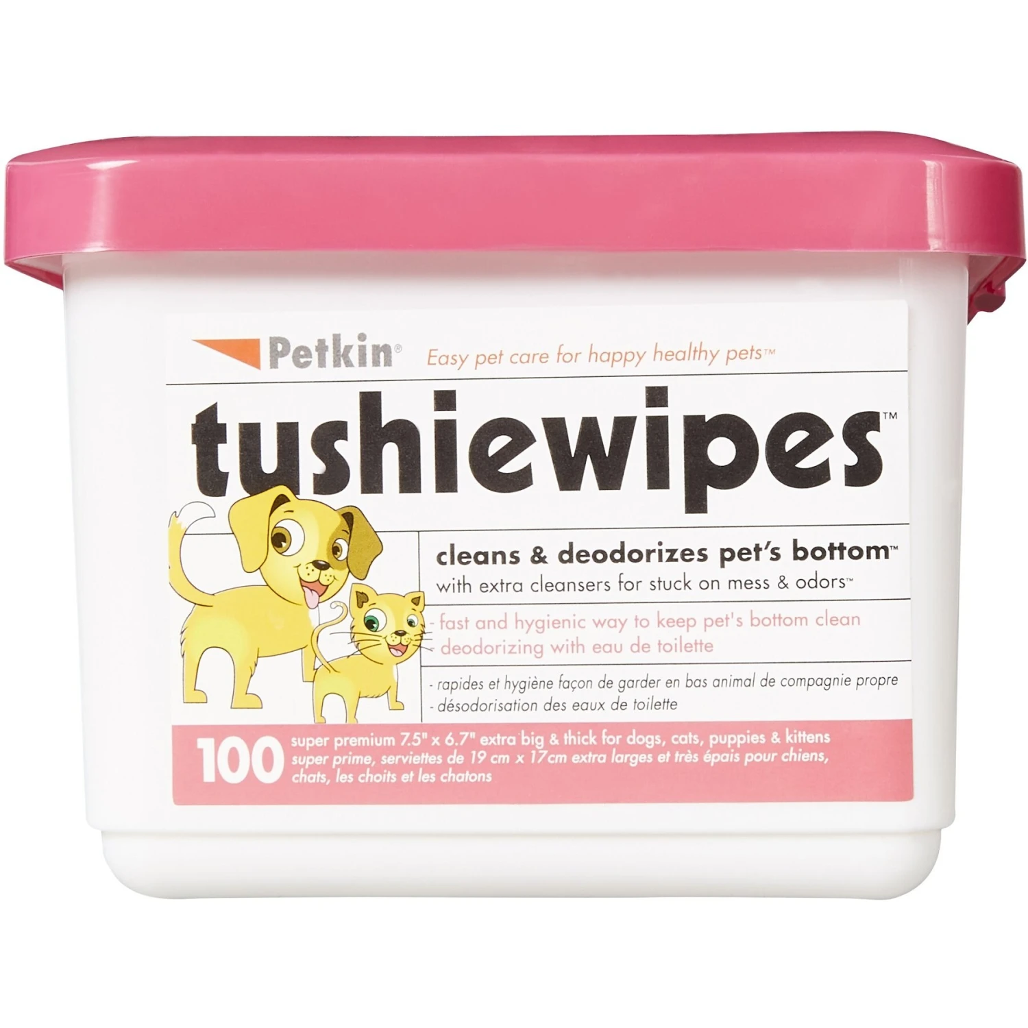 Petkin Dog & Cat Tushie Wipes 7 Petkin Dog & Cat Tushie Wipes - Image 7