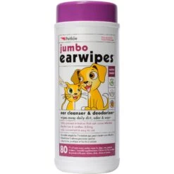 Petkin Jumbo Dog & Cat Ear Wipes