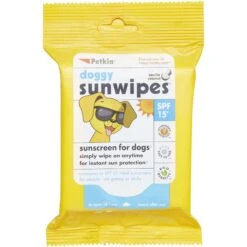 Petkin SPF 15 Doggy Sun Wipes