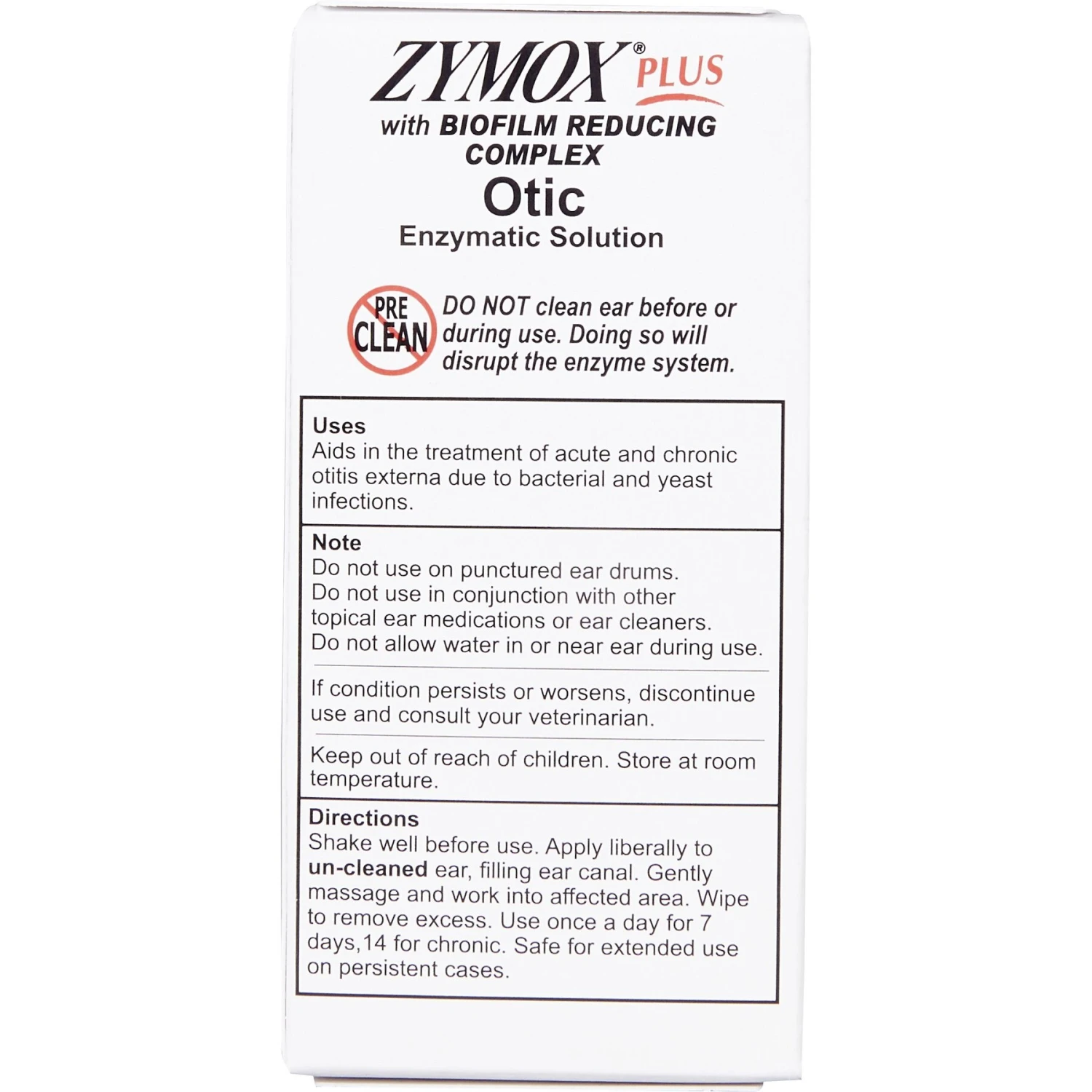 Zymox Plus Advanced Formula Otic Dog & Cat Ear Infection Solution, 1.25-oz Bottle 5 Zymox Plus Advanced Formula Otic Dog & Cat Ear Infection Solution, 1.25-oz Bottle - Image 5