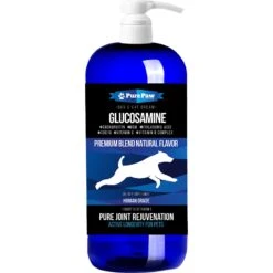 Best Paw Nutrition Premium Dream Glucosamine Joint Support Dog & Cat Liquid Supplement, Natural Unflavored