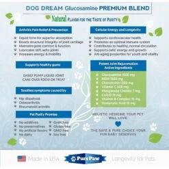Best Paw Nutrition Premium Dream Glucosamine Joint Support Dog & Cat Liquid Supplement, Natural Unflavored 10 Best Paw Nutrition Premium Dream Glucosamine Joint Support Dog & Cat Liquid Supplement, Natural Unflavored -Pet Wellness 117171 PT4. AC SS1800 V1491396719
