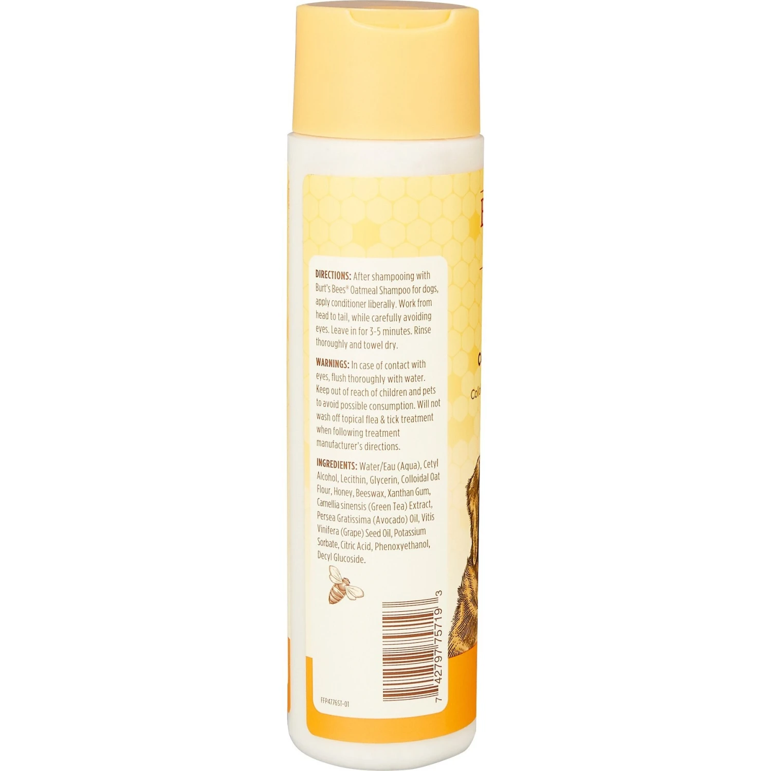 Burt's Bees Oatmeal Dog Conditioner, 10-oz Bottle 2 Burt's Bees Oatmeal Dog Conditioner, 10-oz Bottle - Image 2