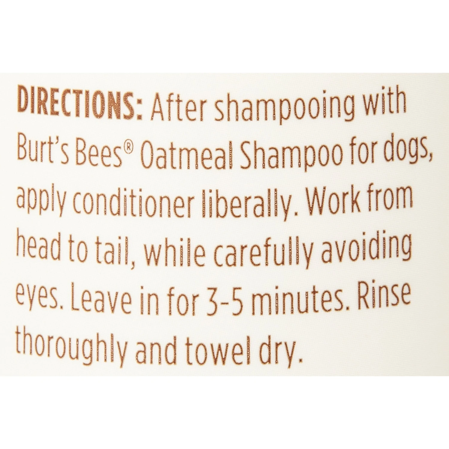 Burt's Bees Oatmeal Dog Conditioner, 10-oz Bottle 6 Burt's Bees Oatmeal Dog Conditioner, 10-oz Bottle - Image 6