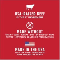 Instinct Raw Boost Grain-Free Recipe With Real Beef & Freeze-Dried Raw Pieces Dry Dog Food -Pet Wellness 119070 PT4. AC SS1800 V1668200005