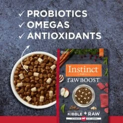 Instinct Raw Boost Grain-Free Recipe With Real Beef & Freeze-Dried Raw Pieces Dry Dog Food -Pet Wellness 119070 PT5. AC SS1800 V1649884913