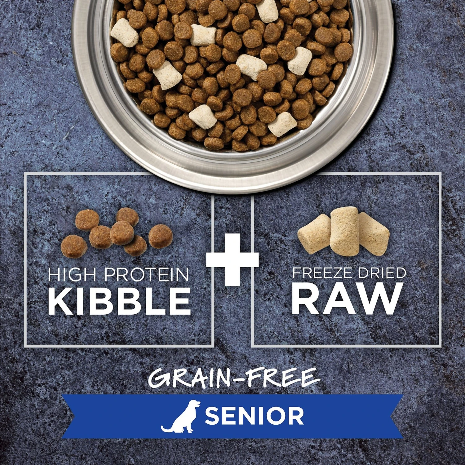 Instinct Raw Boost Senior Grain-Free Recipe With Real Chicken & Freeze-Dried Raw Pieces Dry Dog Food 3 Instinct Raw Boost Senior Grain-Free Recipe With Real Chicken & Freeze-Dried Raw Pieces Dry Dog Food - Image 3