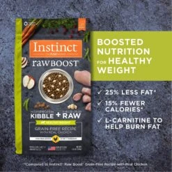 Instinct Raw Boost Healthy Weight Grain-Free Chicken & Freeze-Dried Raw Pieces Recipe Dry Dog Food -Pet Wellness 119097 PT5. AC SS1800 V1649883393