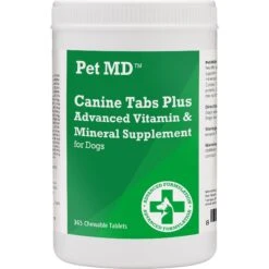 Pet MD Canine Tabs Plus Advanced Vitamin & Mineral Dog Supplement