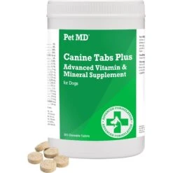 Pet MD Canine Tabs Plus Advanced Vitamin & Mineral Dog Supplement 7 Pet MD Canine Tabs Plus Advanced Vitamin & Mineral Dog Supplement -Pet Wellness 119448 PT2. AC SS1800 V1659886888