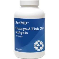 Pet MD Omega-3 Fish Oil Softgel Dog Supplement