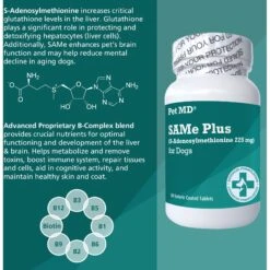 Pet MD SAMe Plus Dog Supplement -Pet Wellness 119517 PT2. AC SS1800 V1659886766