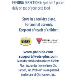 Probios Intelliflora Probiotic Dog Supplement, 30 Count -Pet Wellness 120372 PT3. AC SS1800 V1492616071