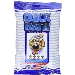 International Veterinary Sciences Quick Bath Small Breed Dog Wipes, 10 Count