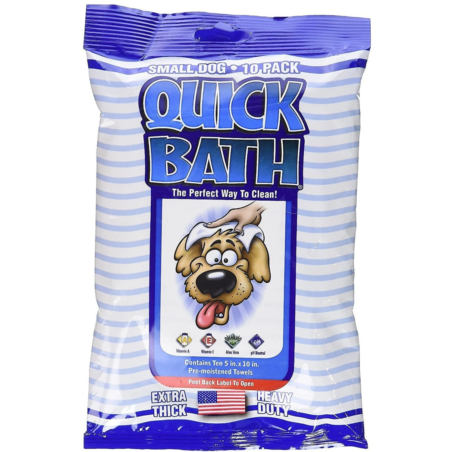 International Veterinary Sciences Quick Bath Small Breed Dog Wipes, 10 Count 1 International Veterinary Sciences Quick Bath Small Breed Dog Wipes, 10 Count