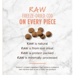 Instinct Limited Ingredient Diet Grain-Free Recipe With Real Salmon Freeze-Dried Raw Coated Dry Dog Food -Pet Wellness 122318 PT5. AC SS1800 V1580743154