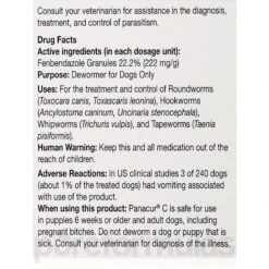 Panacur C Canine Dewormer, 1-g, 3 Count -Pet Wellness 122784 PT4. AC SS1800 V1493762879