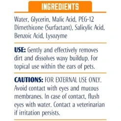 Pro-Sense Dog & Cat Ear Cleanser Liquid 6 Pro-Sense Dog & Cat Ear Cleanser Liquid -Pet Wellness 122869 PT2. AC SS1800 V1506017386