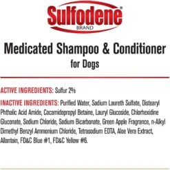 Sulfodene Medicated Dog Shampoo & Conditioner 15 Sulfodene Medicated Dog Shampoo & Conditioner -Pet Wellness 123015 PT6. AC SS1800 V1677535862