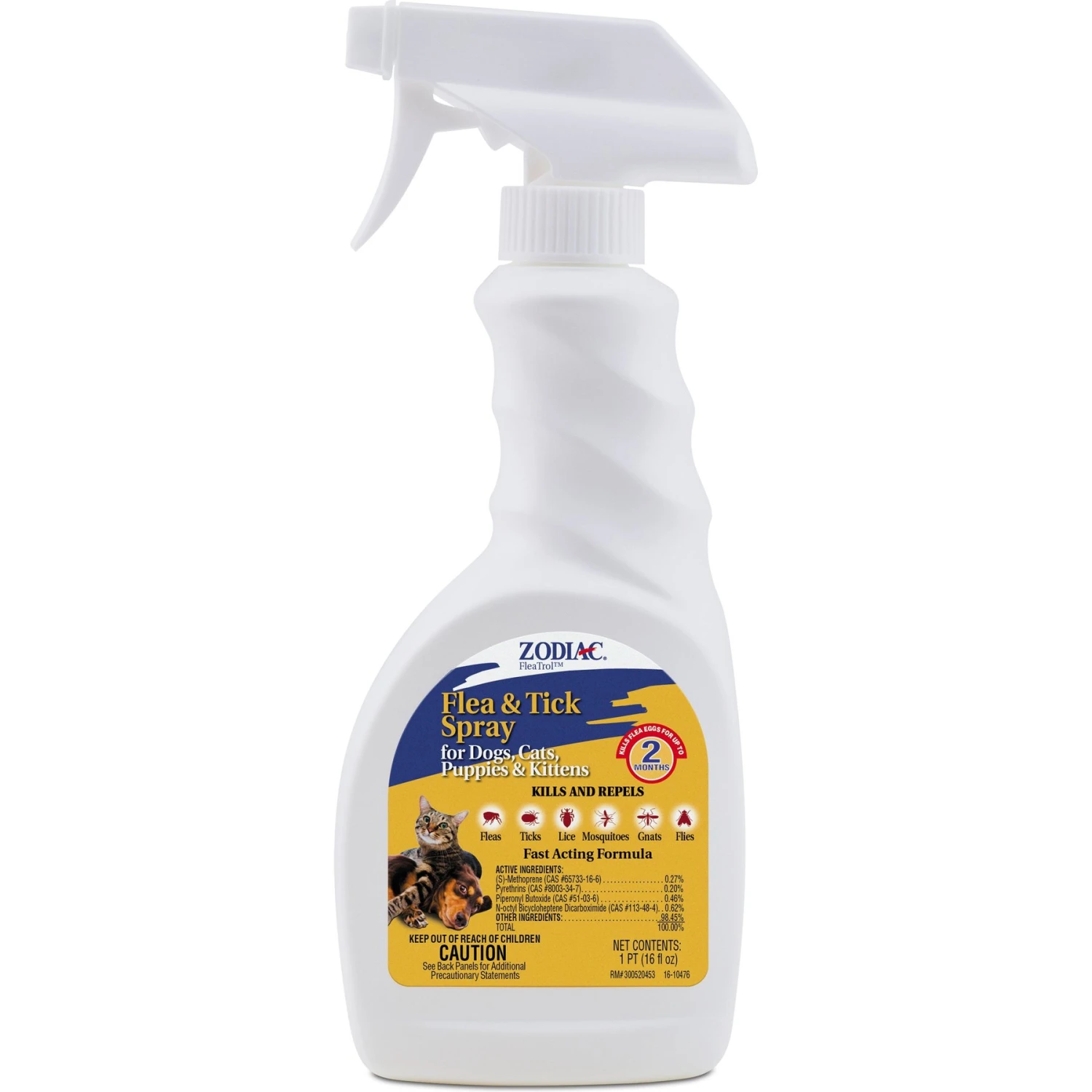 Zodiac Flea & Tick Spray For Dogs, Cats, Puppies & Kittens 1 Zodiac Flea & Tick Spray For Dogs, Cats, Puppies & Kittens