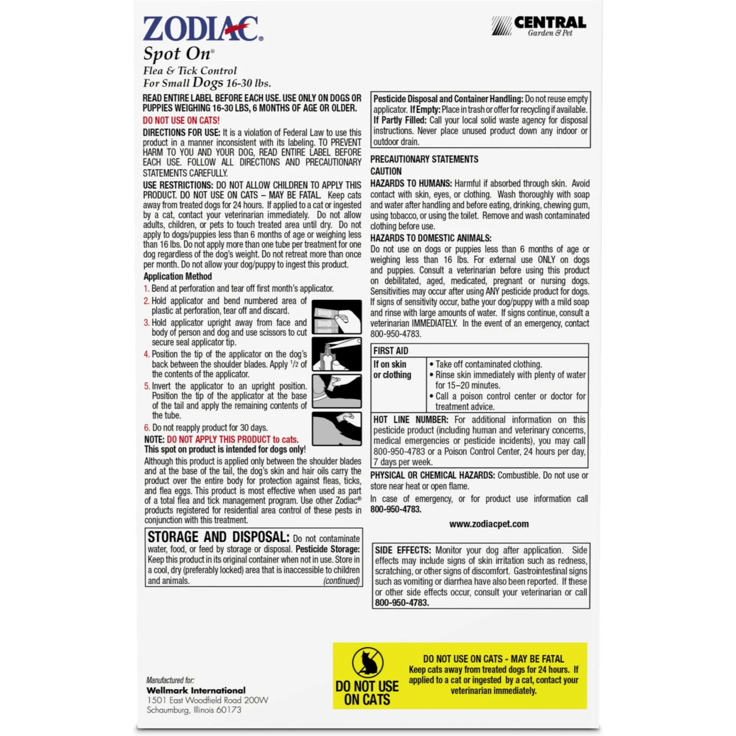 Zodiac Flea & Tick Spot Treatment For Dogs, 16-30 Lbs 2 Zodiac Flea & Tick Spot Treatment For Dogs, 16-30 Lbs - Image 2