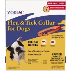 Zodiac Flea & Tick Collar For Dogs, Extra Small/Toy, Small & Medium Breeds