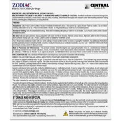 Zodiac Flea & Tick Collar For Dogs, Medium, Large & Giant Breeds 9 Zodiac Flea & Tick Collar For Dogs, Medium, Large & Giant Breeds -Pet Wellness 123092 PT4. AC SS1800 V1679080719