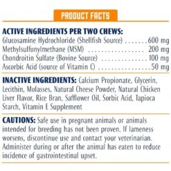 Pro-Sense Hip & Joint Solutions Advanced Strength Soft Chews Joint Supplement For Dogs -Pet Wellness 123128 PT3. AC SS1800 V1496673543
