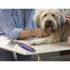 Hertzko Long Blade Dog & Cat Dematting Comb -Pet Wellness 123380 PT5. AC SS1800 V1495807257