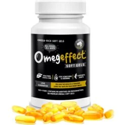 Finest For Pets Omegeffect Premium Omega-3 Soft Gels Dog Supplement