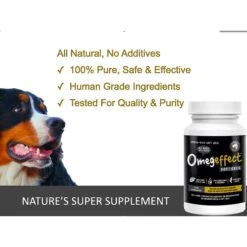 Finest For Pets Omegeffect Premium Omega-3 Soft Gels Dog Supplement -Pet Wellness 123866 PT3. AC SS1800 V1612828605