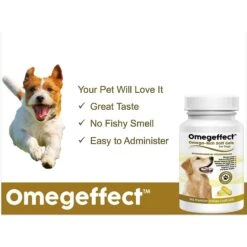 Finest For Pets Omegeffect Premium Omega-3 Soft Gels Dog Supplement -Pet Wellness 123866 PT4. AC SS1800 V1494516112