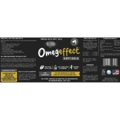 Finest For Pets Omegeffect Premium Omega-3 Soft Gels Dog Supplement -Pet Wellness 123866 PT5. AC SS1800 V1612831015
