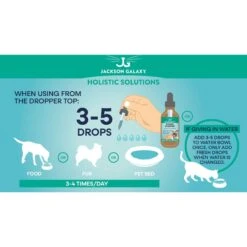 Jackson Galaxy Solutions Solutions Urinary Support Pet Solution, 2-oz Bottle -Pet Wellness 124164 PT4. AC SS1800 V1686591978
