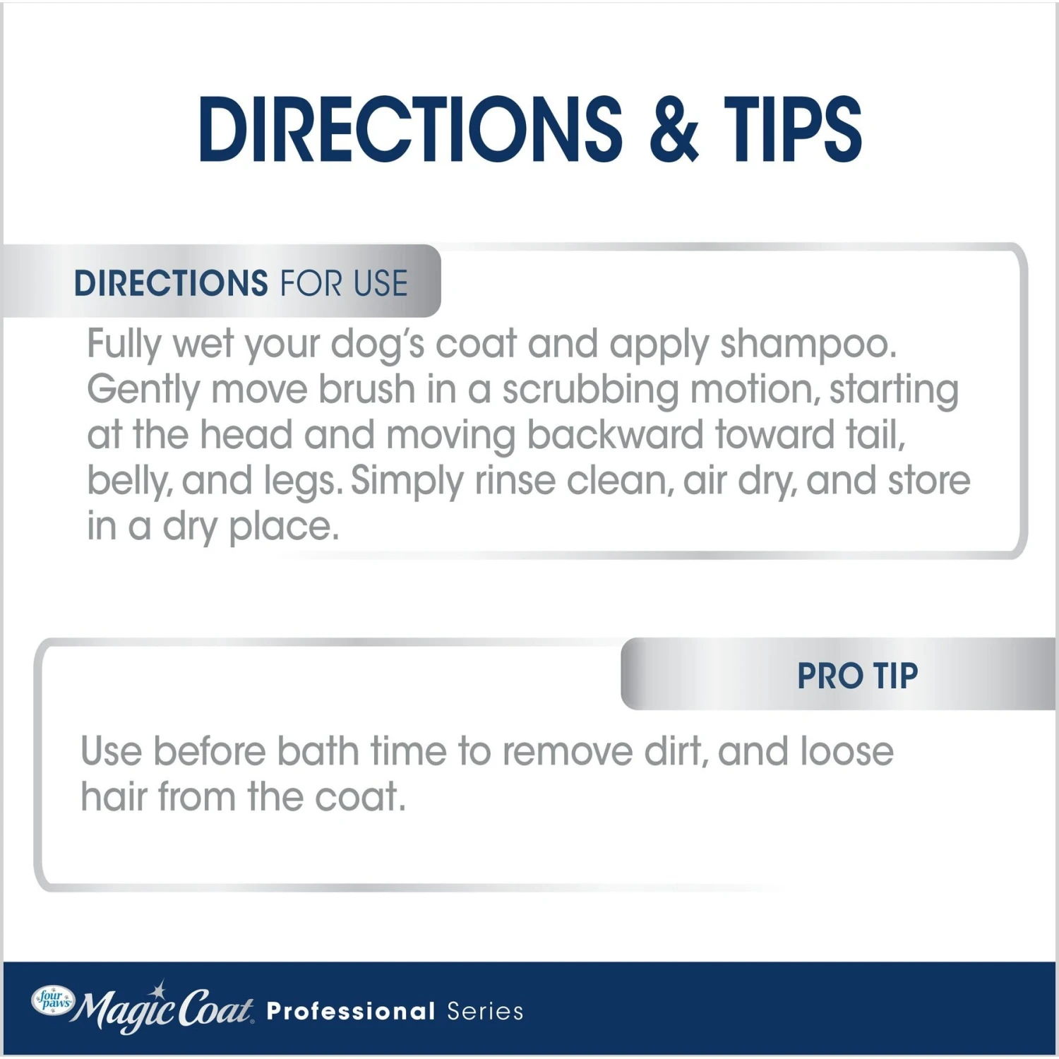 Four Paws Magic Coat Professional Series All-In-One Wet & Dry Dog Glove & Curry Brush 4 Four Paws Magic Coat Professional Series All-In-One Wet & Dry Dog Glove & Curry Brush - Image 4