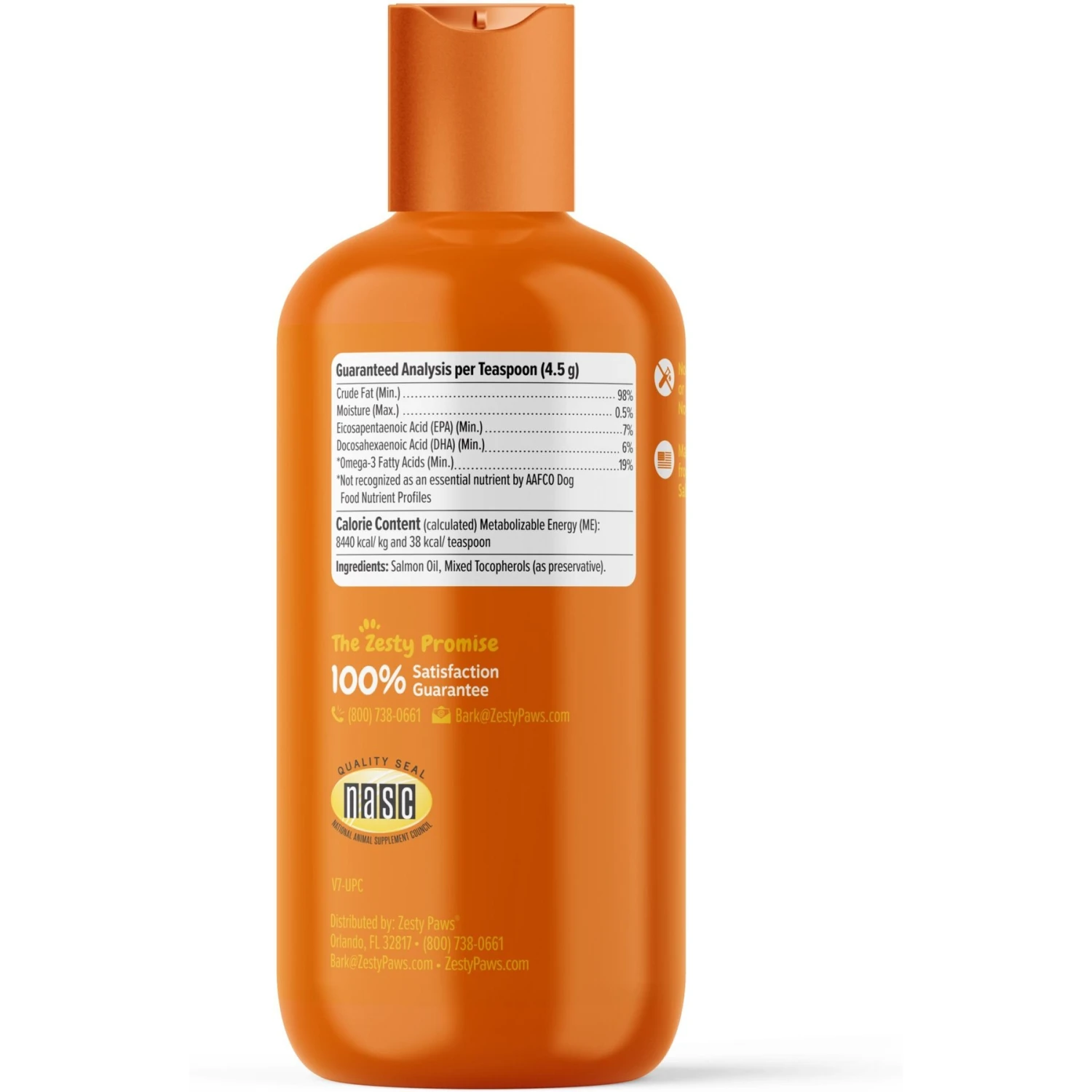 Zesty Paws Wild Alaskan Salmon Oil Liquid Skin & Coat Supplement For Dogs & Cats 3 Zesty Paws Wild Alaskan Salmon Oil Liquid Skin & Coat Supplement For Dogs & Cats - Image 3