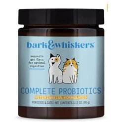 Bark And Whiskers Complete Probiotics Dog & Cat Supplement, 3.17-oz Jar